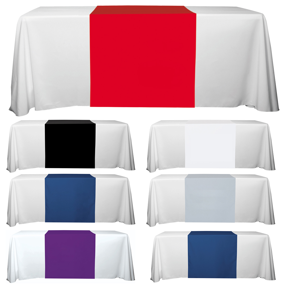 "Roger Eight" 90" L Table Runners - (Blanks) / Accommodates 3 ft Table and Larger